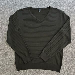 Classic Black V-Neck Sweater for Men